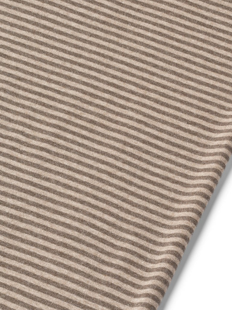Damenshirt Langarm gestreift braun/beige von Jalfe