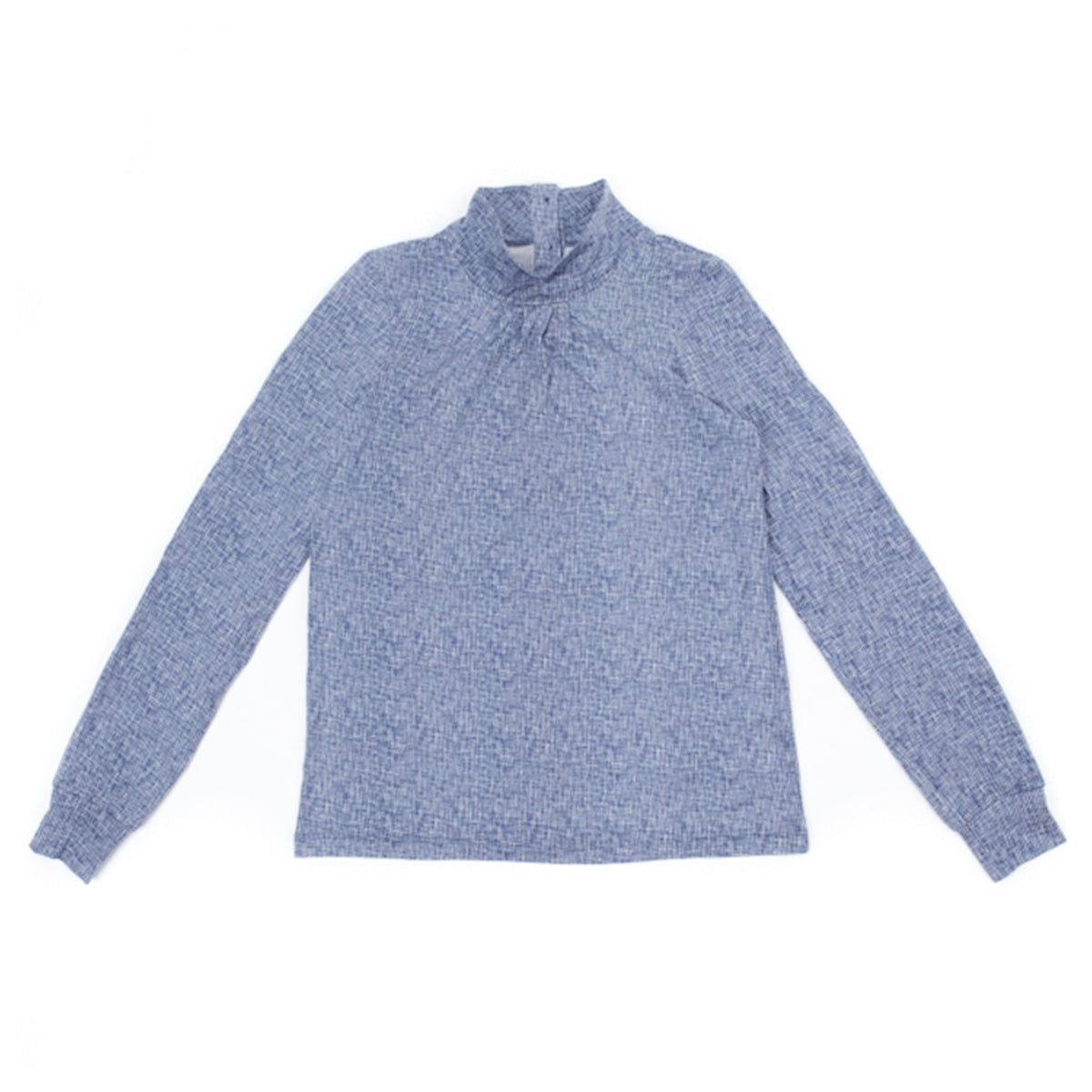 SALE -50%: Shirt mit Kragen meliert in Blau von Lily Balou