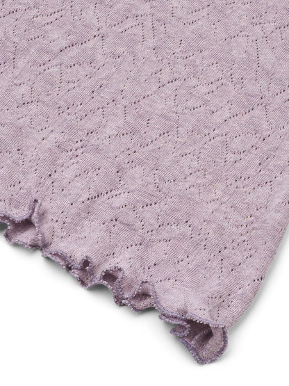 T-shirt Jacquard in rose mélange von Jalfe