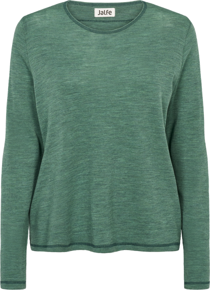 Loose-fit Damenshirt in Aloe Melange von Jalfe