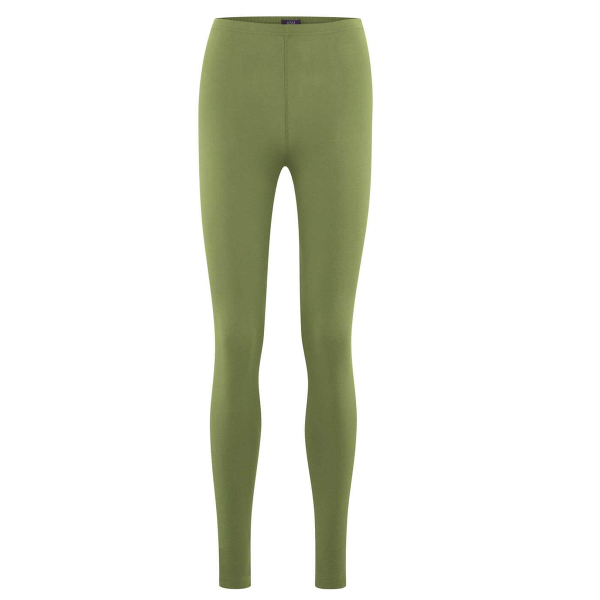 Leggings aus Bio-Baumwolle in Olive von Living Craft