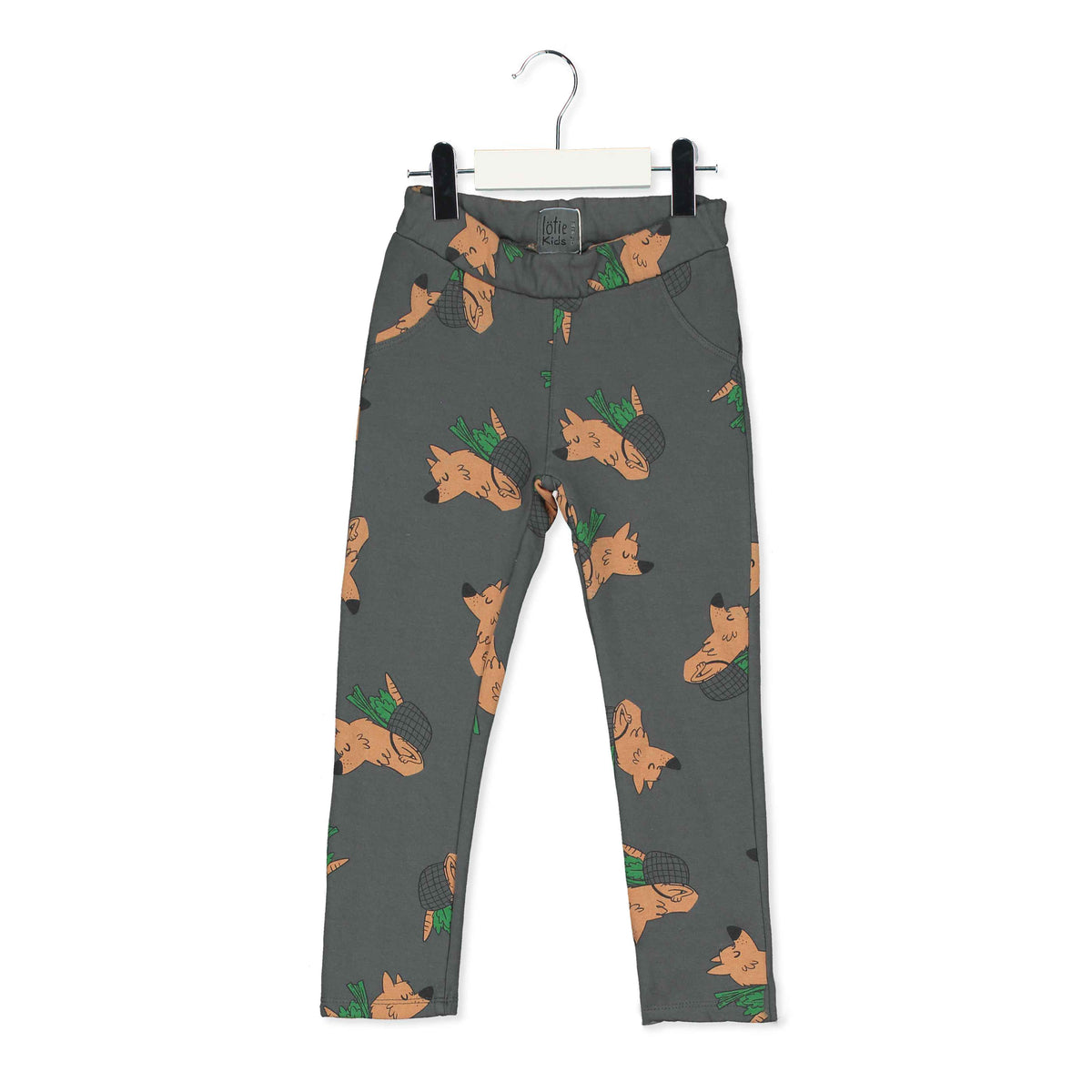 SALE: Jeggings mit (Veggie)Wolf auf Anthrazit von Lötiekids